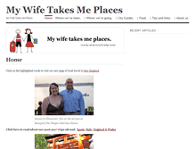 Tablet Screenshot of mywifetakesmeplaces.com